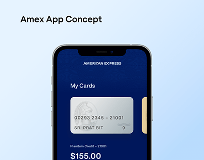 Amex App (UI Concept)