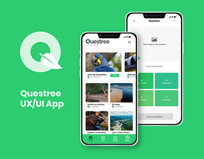 Quiz App - Questree UI/UX Mobile App