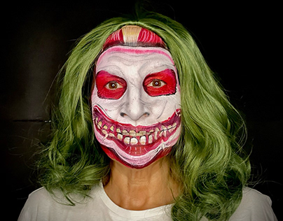 Joker makeup