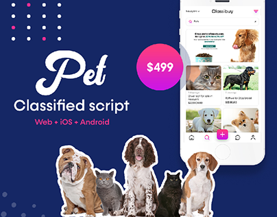 Pet classified script and app