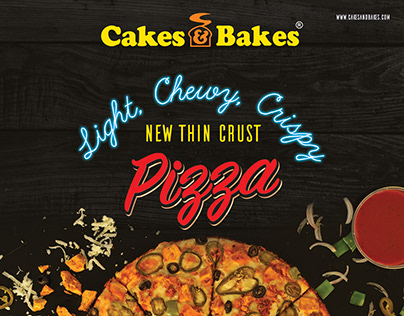 Cakes & Bakes Pizza Flyer