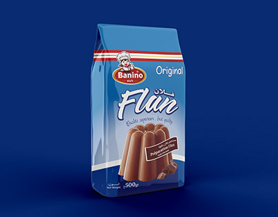 Banino Flan Packaging