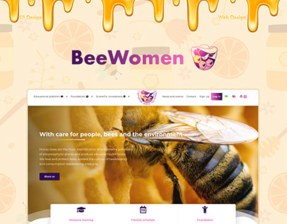 BeeWomen Website Design
