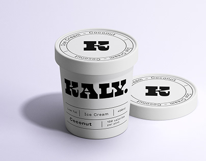 Kaly Ice Cream. Brand identity - Packaging Design
