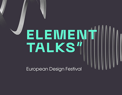 Element Talks" Design Festival Identity