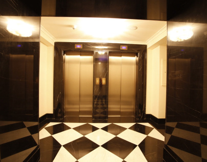 Customized Elevator Door Jamb With BLACK PEARL