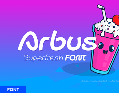 Arbus light & funny childfont family