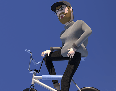 Persona con Bicicleta: Modelado y Simulación