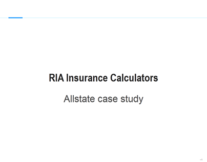 Rich Internet Applications Insurance Calculators