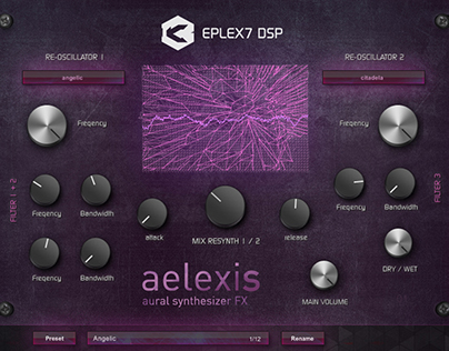 Eplex7 AELEXIS - aural vocoding synthesizer VST effect
