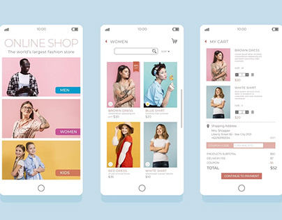 A Look at E-Commerce App's User-Friendly Interface