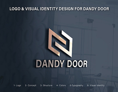 Logo & Visual Identity Design for DANDY DOOR