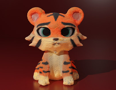 Gerti Tiger 3D Modeling