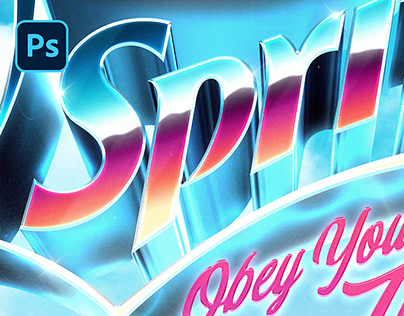 [PSD] 80S TEXT AND LOGO STYLE
