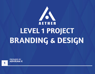 LEVEL 1 PROJECT (BRANDING - AETHER)