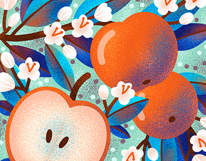 Fruity Botanical Illustrations + Packaging