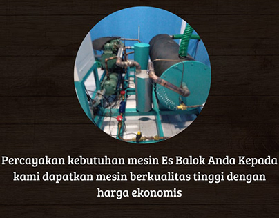 , Perakitan Mesin Buat Es Balok 8 Ton Di Lombok Utara