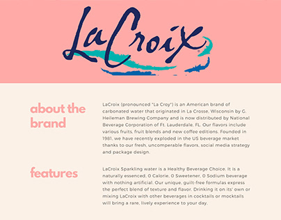 Media Kit Sample - LaCroix
