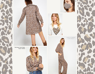 Animal print collection for Cortefiel Woman