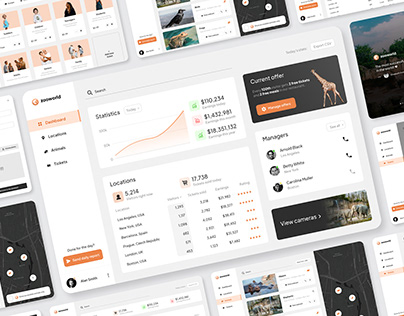 Zooworld - Web App Design