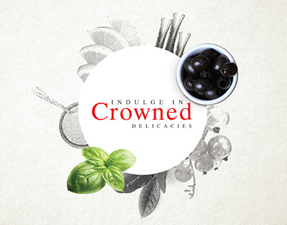 Crowne plaza menu - Lavazza Branding