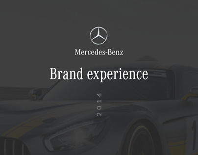 Mercedes-Benz Brand Experience | System UI