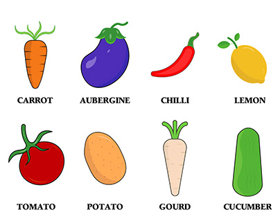 fruits vector illustration design