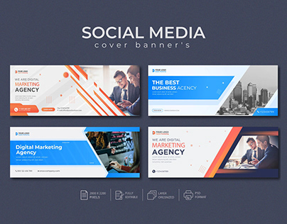 Social media cover design | Web banner design