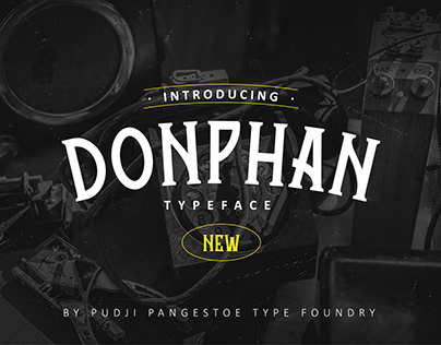 Donphan Retro Typeface