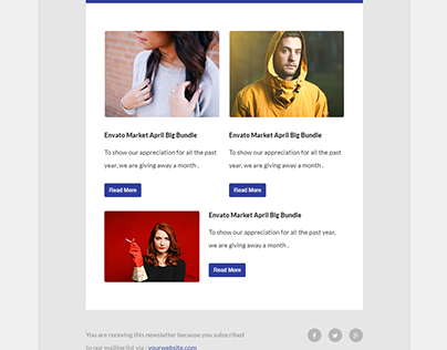 Email template notify me