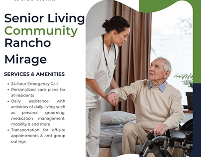 Outstanding senior living community Rancho Mirage