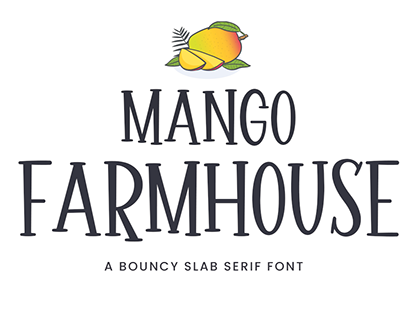 MANGO FARMHOUSE Font