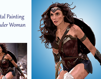 Digital Painting- Wonder Woman