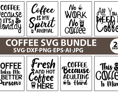 COFFEE SVG BUNDLE