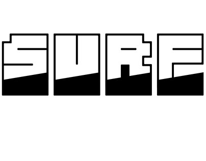 Modular Typeface: Surfboard