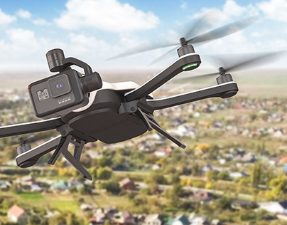 GoPro Karma drone 3D model