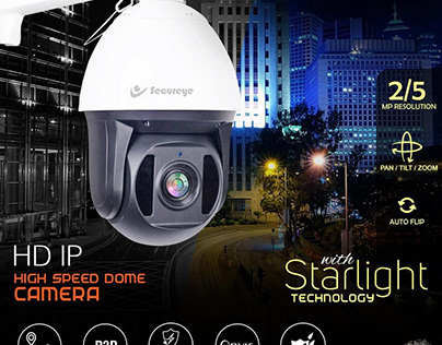 IP Camera with High Speed dome PTZ Feature | Secureye