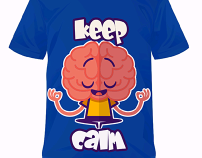 T-shirt design(keep calm)