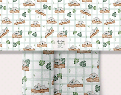 Exclusive pattern | Koalas in the forest