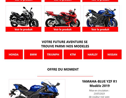 RUN - Démo e-commerce: vente de motos