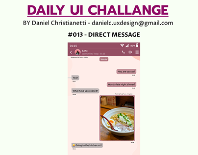 DAILY UI - 013 - DIRECT MESSAGE