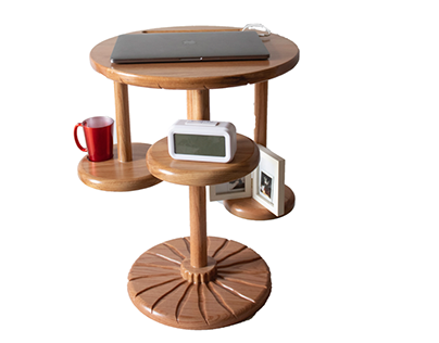 Furniture design: Living room side-table