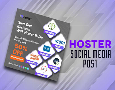 Hoster Social Media Post