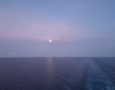 moonlight Selayar strait