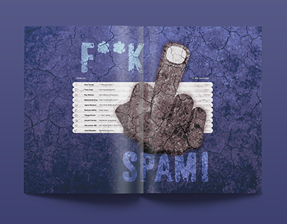 F**k Spam! | Typographical Poster