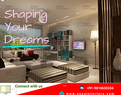 Shaping your dreams - Living room interior designs