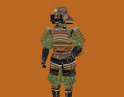 Low Poly One | O-Yoroi Samurai #04