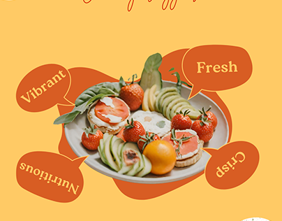 Flyer : Healty Food Product