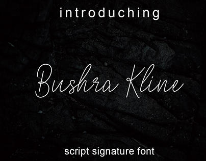 bashura kline script font