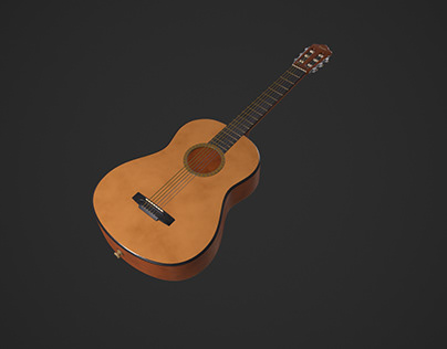Classic Guitar 3D model